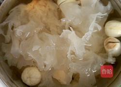 马蹄莲子炖木耳的做法图解1