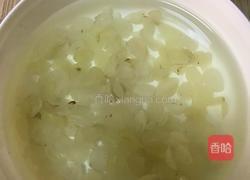 皂角米木瓜椰奶盅的做法图解1