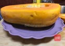 皂角米木瓜椰奶盅的做法图解8