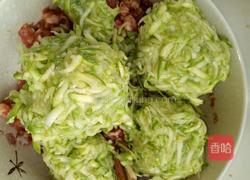 茭瓜猪肉包子馅的做法图解6
