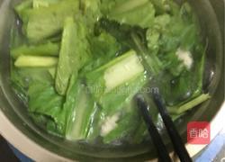 春菜肉末汤的做法图解3
