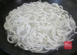 老屋私房菜茼蒿虾米打卤面的做法图解2