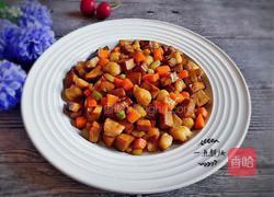 香干蔬菜炒肉丁的做法图解9