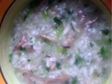 香菇青菜瘦肉猪皮粥