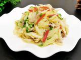蒲菜肉丝小炒～