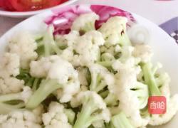 西红柿鸡蛋菜花的做法图解2
