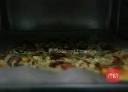 杂蔬火腿披萨的做法图解8