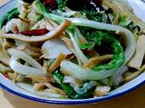 小青菜炒豆腐干