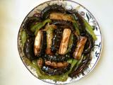 大葱青椒烧海参