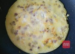 肉粒鸡蛋饼的做法图解9