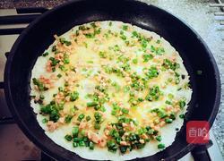 午餐肉蟹棒葱花煎饼的做法图解7