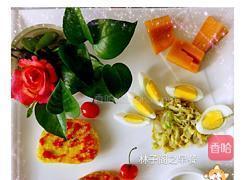 煎蛋裏馒头片的做法图解7