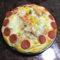 鸡肉香菇披萨的做法[图]