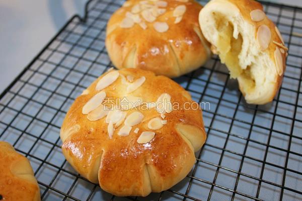 绿豆沙面包的做法 菜谱 香哈网