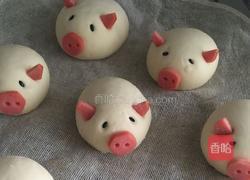 小猪香肠馒头（一次发酵法）的做法图解11