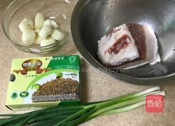 嫩冬尖肉末馅的做法图解1