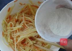 土豆丝鸡蛋饼的做法图解3