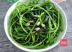炝炒红薯叶的做法图解1