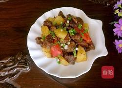 土豆烧牛腩的做法图解5
