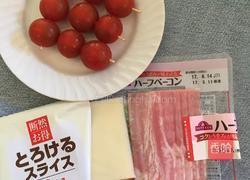 圣女果奶酪培根烤烤的做法图解3