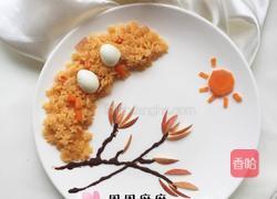 创意荷花 星星炒面的做法图解8