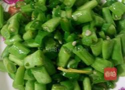 青椒炒四季豆的做法图解4