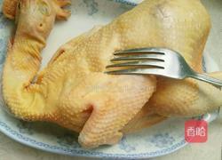 干蒸白切鸡的做法图解2
