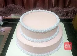 翻糖装饰淡奶油双层蛋糕的做法图解11