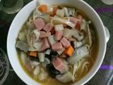 香菇火腿肠挂面