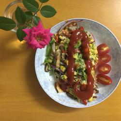 田园蔬菜披萨的做法[图]