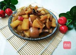 肉皮炖白萝卜的做法图解10