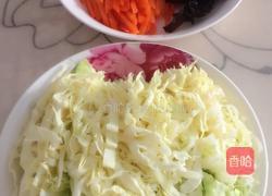清沙包菜丝的做法图解3