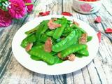 荷兰豆炒牛肉