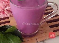 紫薯奶昔的做法图解1