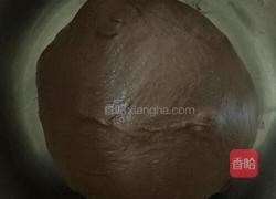 巧克力黑眼豆豆软面包的做法图解2