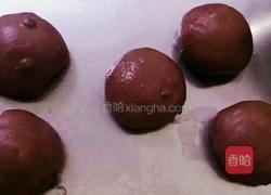 巧克力黑眼豆豆软面包的做法图解4