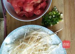 茄汁金针菇汤的做法图解2
