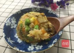 苋菜田园炒饭的做法图解20