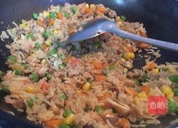 苋菜田园炒饭的做法图解16