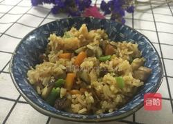 苋菜田园炒饭的做法图解19