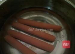 火腿煎面的做法图解2