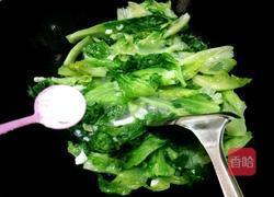 清炒生菜的做法图解5