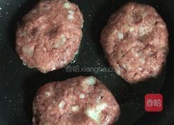 自制汉堡包肉饼胚的做法图解4