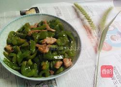 青椒炒肉的做法图解6