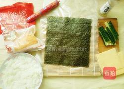 腊味芝士寿司的做法图解1