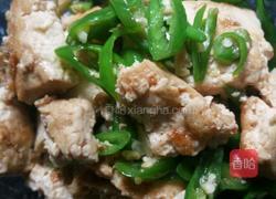 青椒煎豆腐的做法图解6