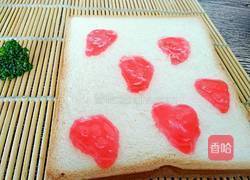 草莓果酱土司片的做法图解2