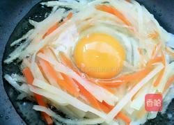 土豆丝鸡蛋饼的做法图解9