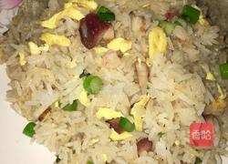 虾仁叉烧菜心蛋炒饭的做法图解5