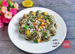 三色藜麦炒饭的做法图解8
